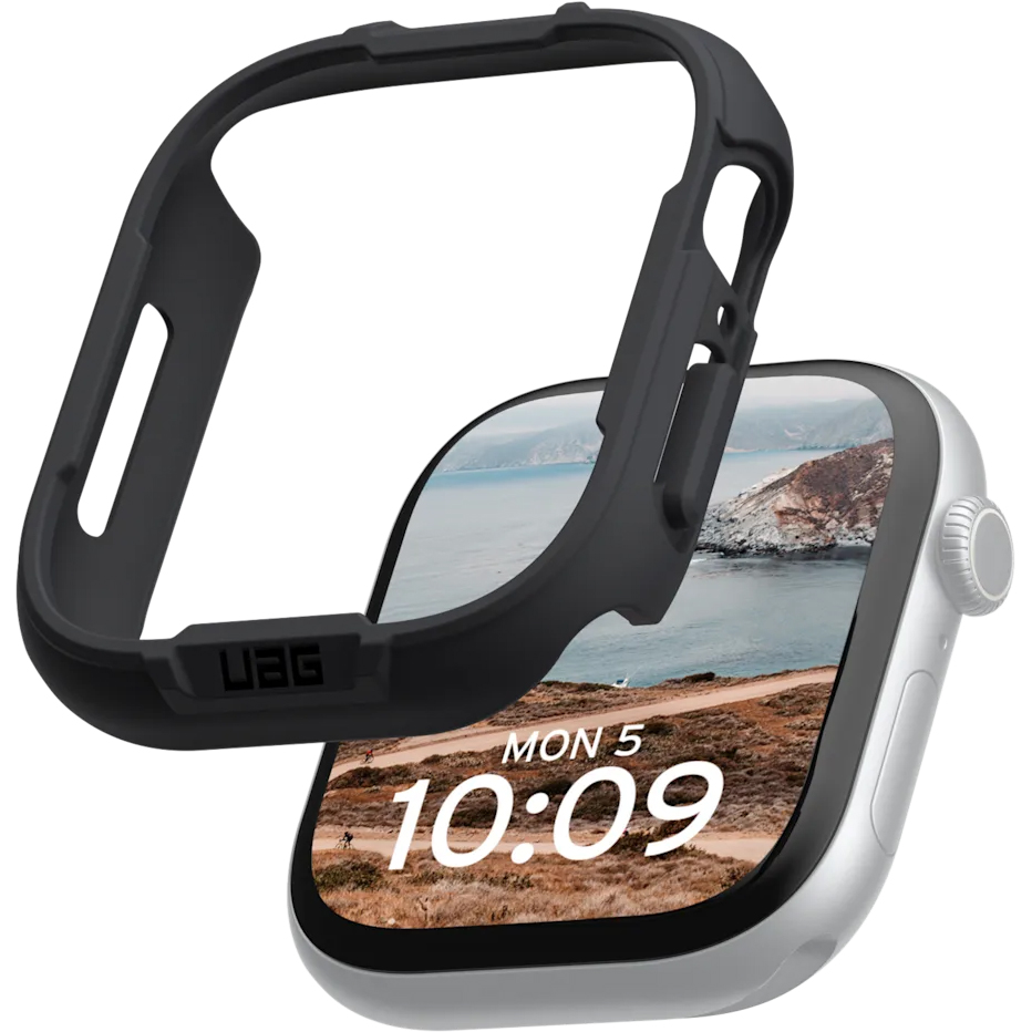 Etui pancerne Urban Armor Gear Scout dla Apple Watch 10 46mm, czarne